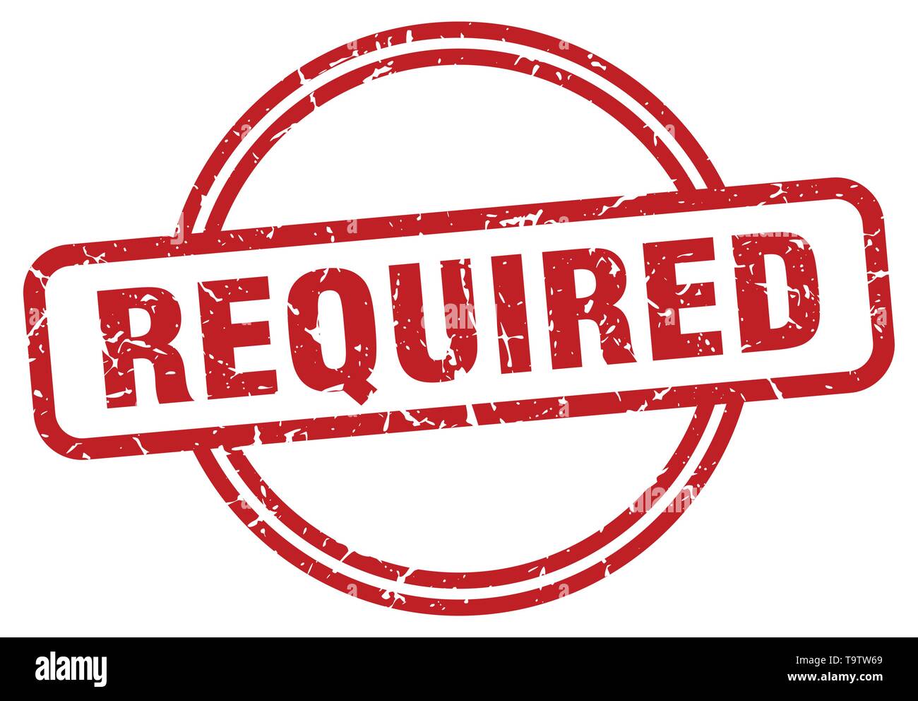 required round vintage grunge stamp Stock Vector Image & Art - Alamy