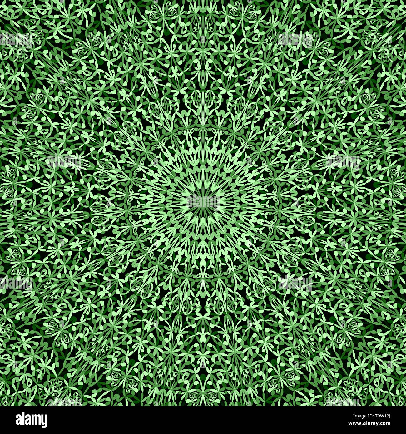 Green abstract flower garden mandala wallpaper - bohemian vector ...