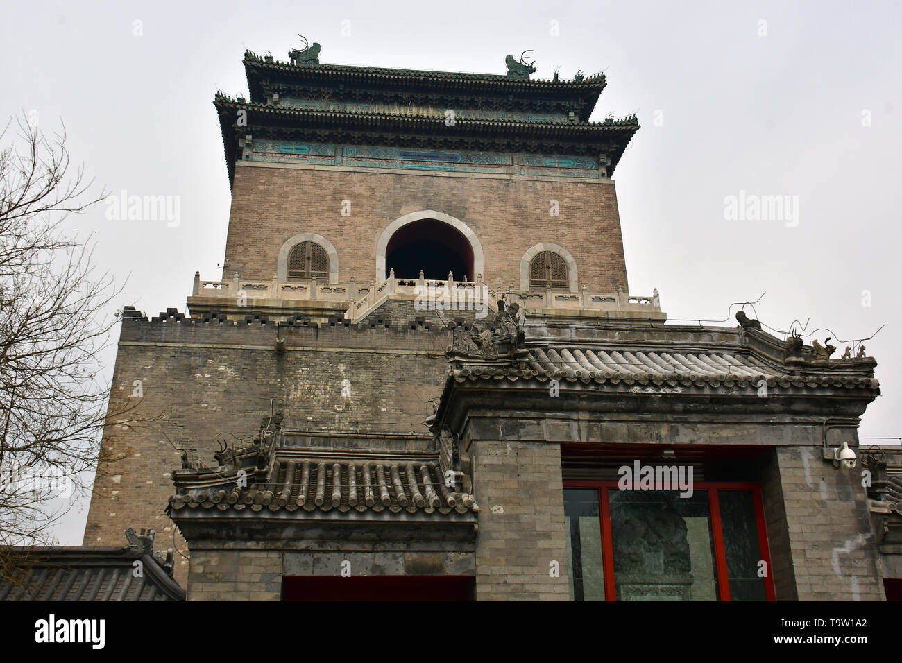 Bell tower beijing china asia hi-res stock photography and images - Alamy