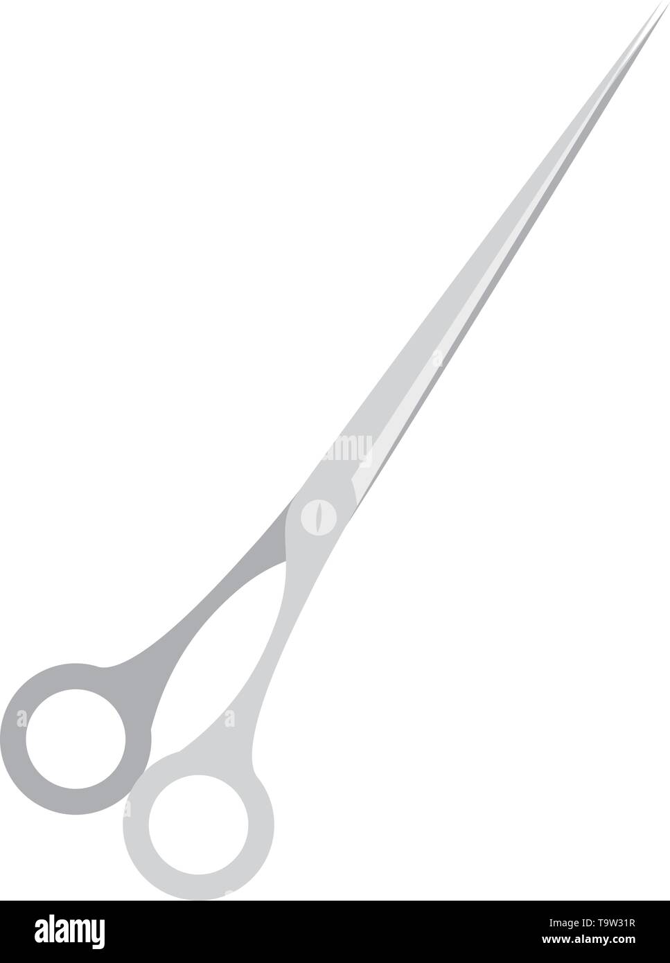 scissor closed on white background icon Stock Vector Image & Art - Alamy