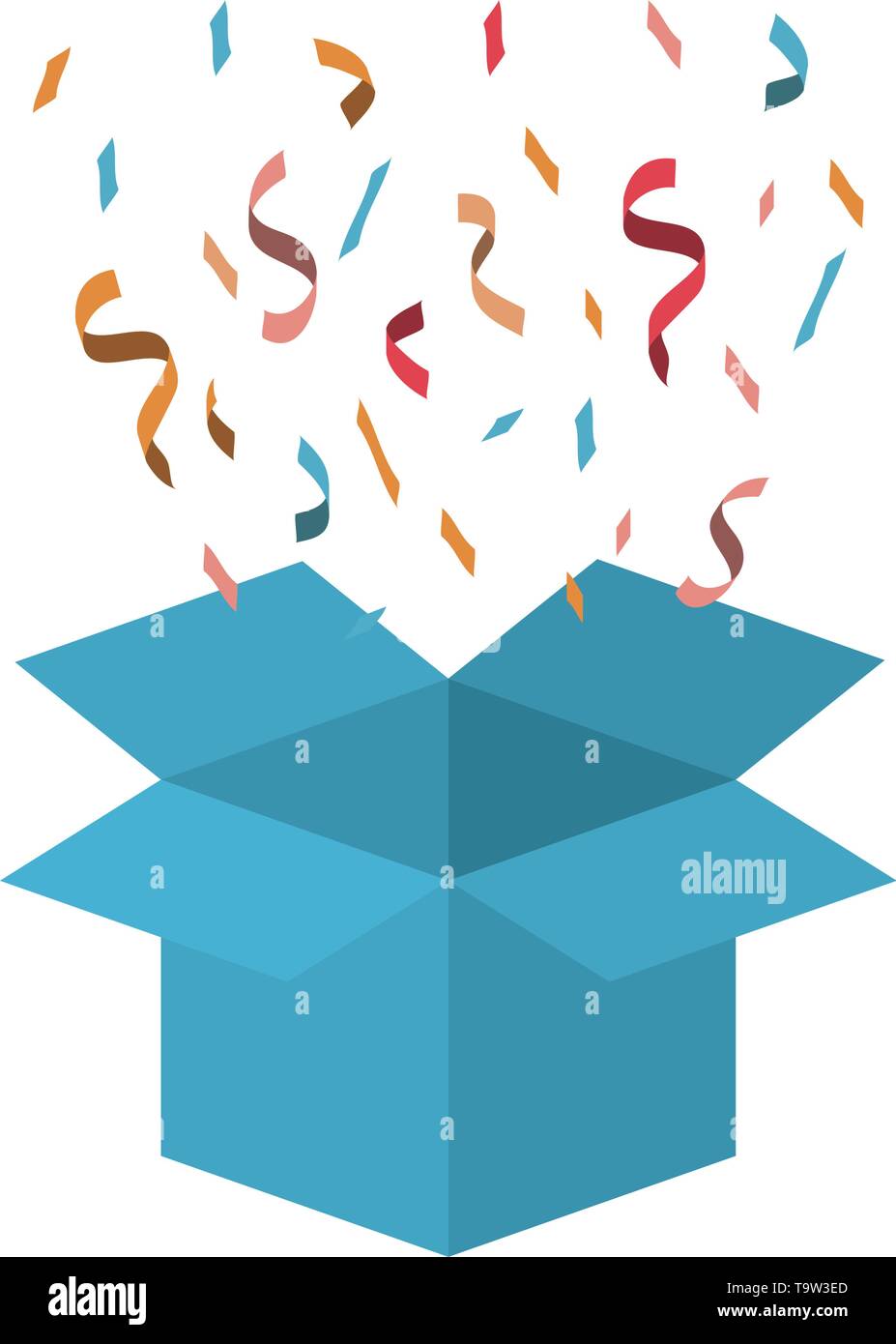 open cardboard box isolated icon Stock Vector Image & Art - Alamy