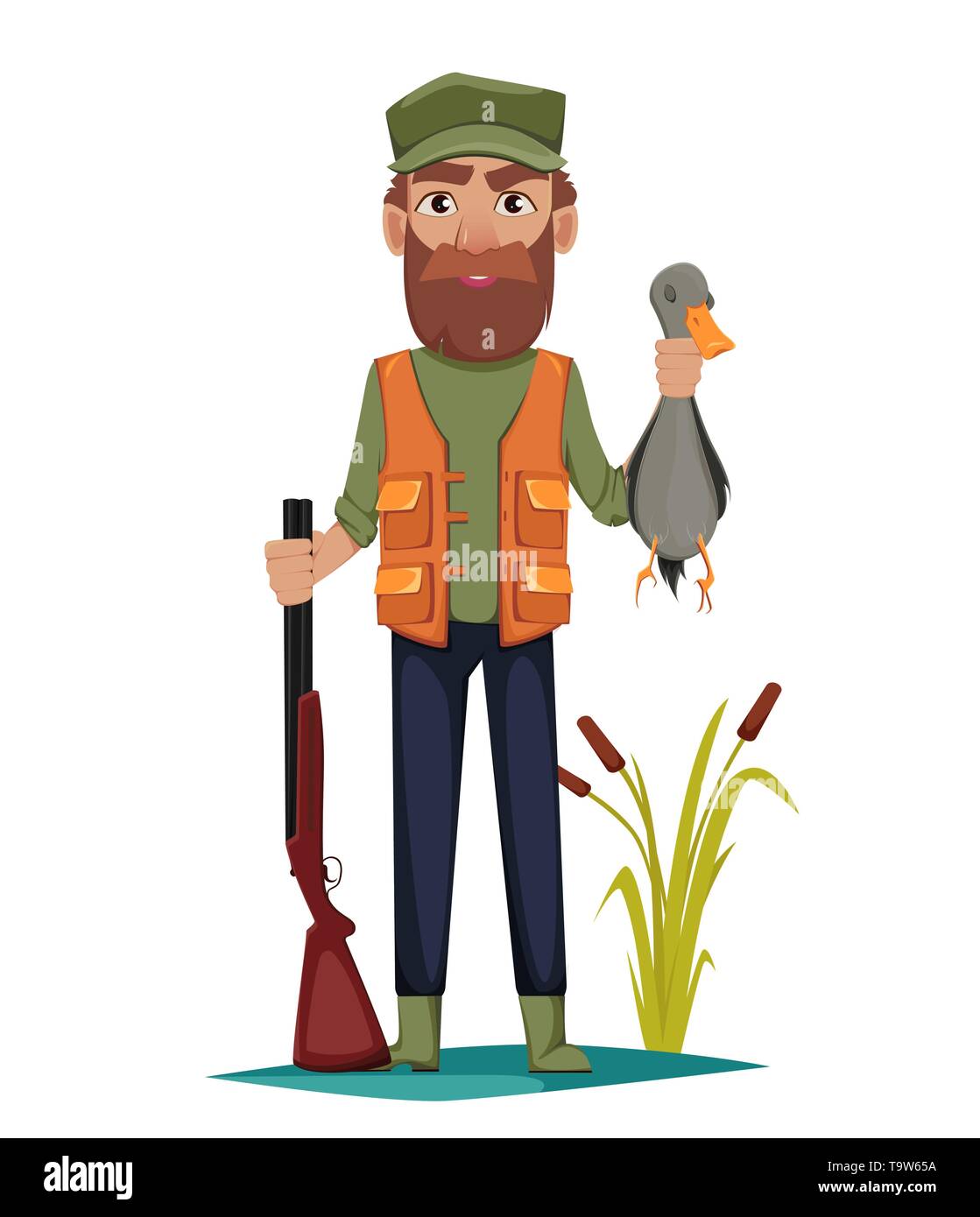 Bird hunters vector hires stock photography and images Alamy
