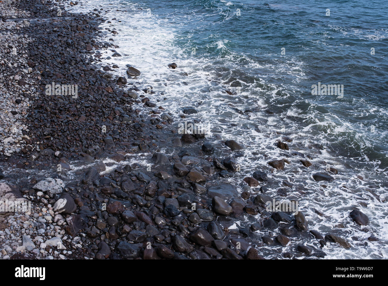 Reis Magos beach, Madeira Island Stock Photo