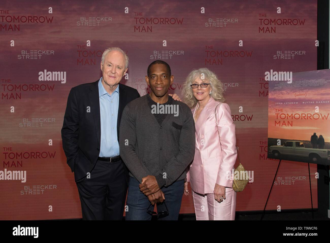 new york ny usa 20th may 2019 john lithgow noble jones blythe danner at arrivals for the tomorrow man premiere the sag aftra foundation robin williams center new york ny may 20 2019 credit jason smitheverett collectionalamy live news T9WCF6