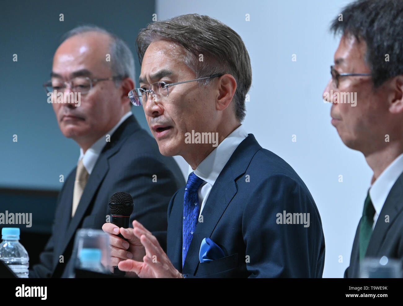 Tokyo, Japan. 21st May, 2019. Kenichiro Yoshida, president and CEO of