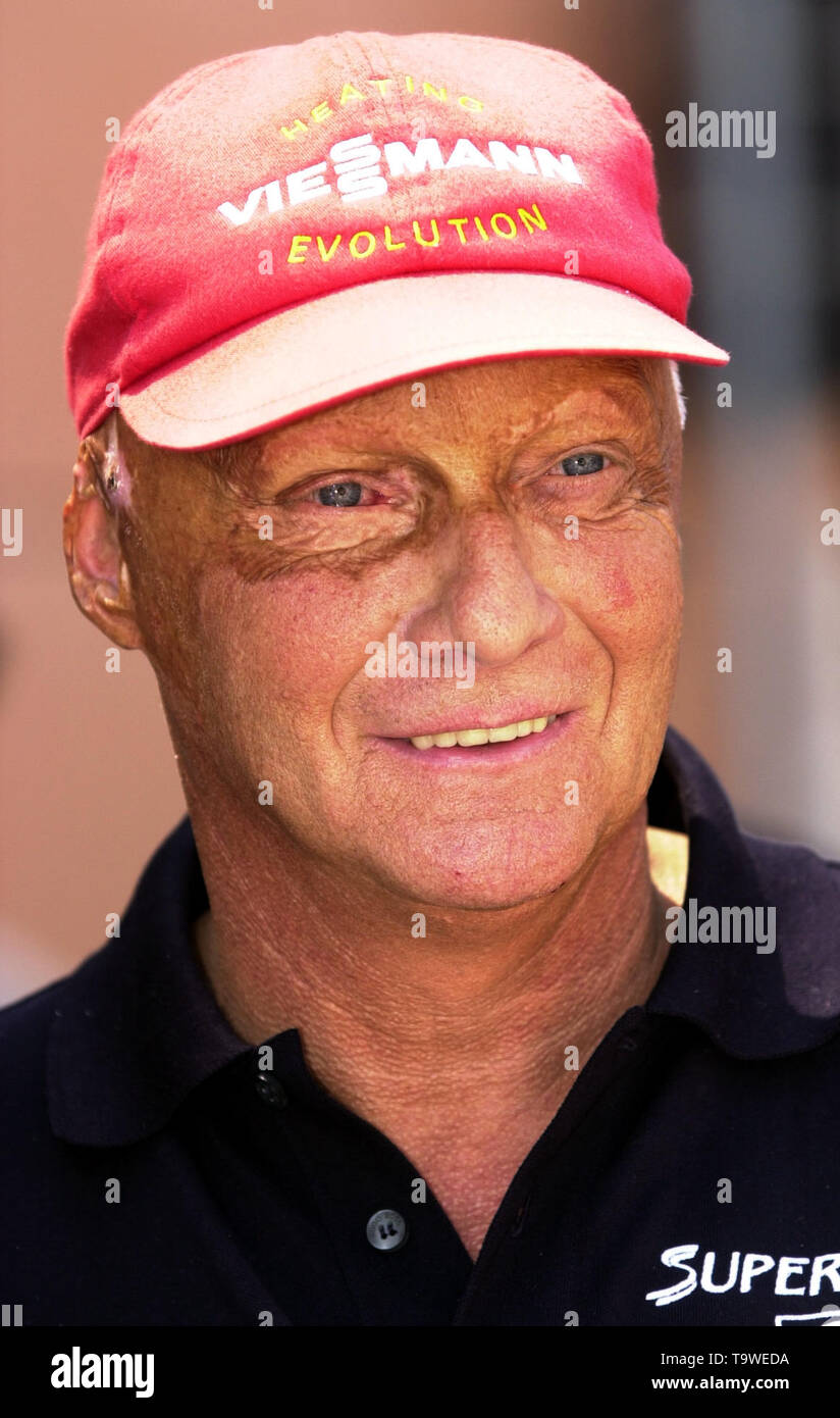 Monaco, Monaco. 21st May, 2019. Niki Lauda died at the age of 70 16 SN  Monaco 3105.jpg Formula 1, Grand Prix of Monaco on May 31, 2003 Niki LAUDA;  AUT, portrait, HF,