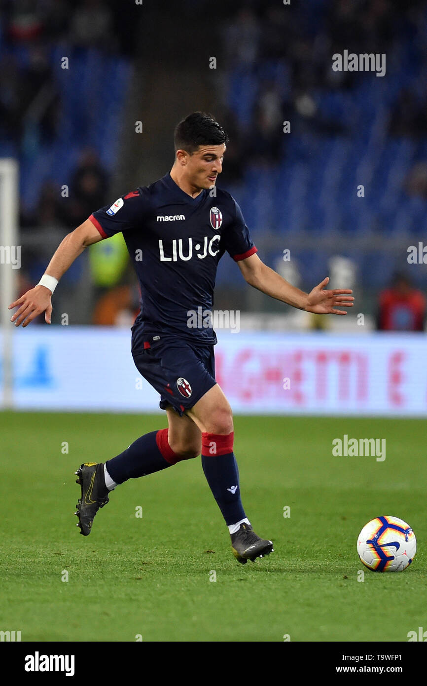 Rome, Italy. 21st May, 2019. Serie A Lazio vs Bologna Stadio Olimpico.Roma 20-05-2019 In the picture Riccardo Orsolini Foto Fotografo01 Credit: Independent Photo Agency/Alamy Live News Stock Photo