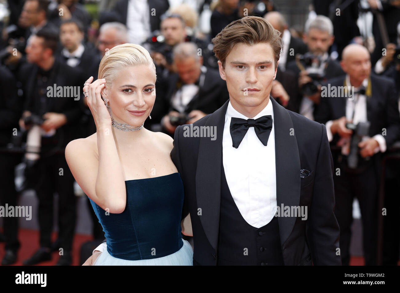 Cannes, Frankreich. 20th May, 2019. Pixie Lott and Oliver Cheshir attending the 'La belle époque' premiere during the 72nd Cannes Film Festival at the Palais des Festivals on May 20, 2019 in Cannes, France | Verwendung weltweit Credit: dpa/Alamy Live News Stock Photo