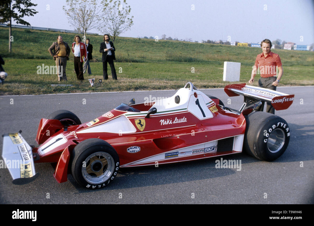 Ferrari 312T2 Niki Lauda www.hoch-zwei.net, copyright: HOCH ZWEI/Ronco |  usage worldwide Stock Photo - Alamy