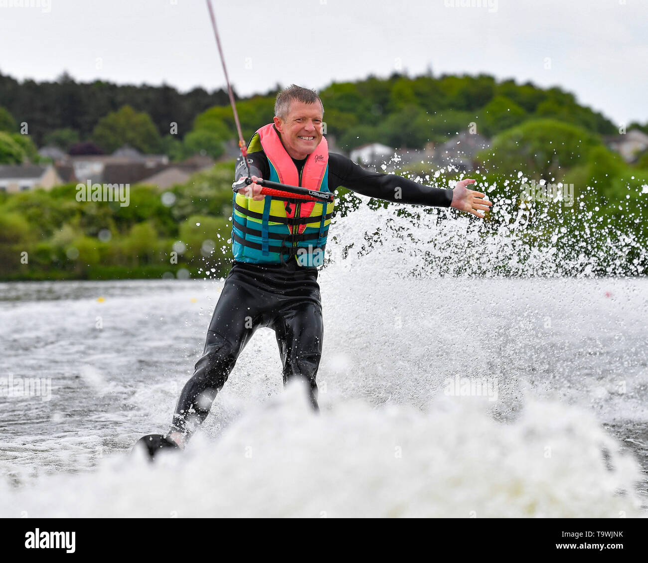 Dunfermline, Scotland, UK. 21st May 2019.Scottish Lib Dem leader Willie