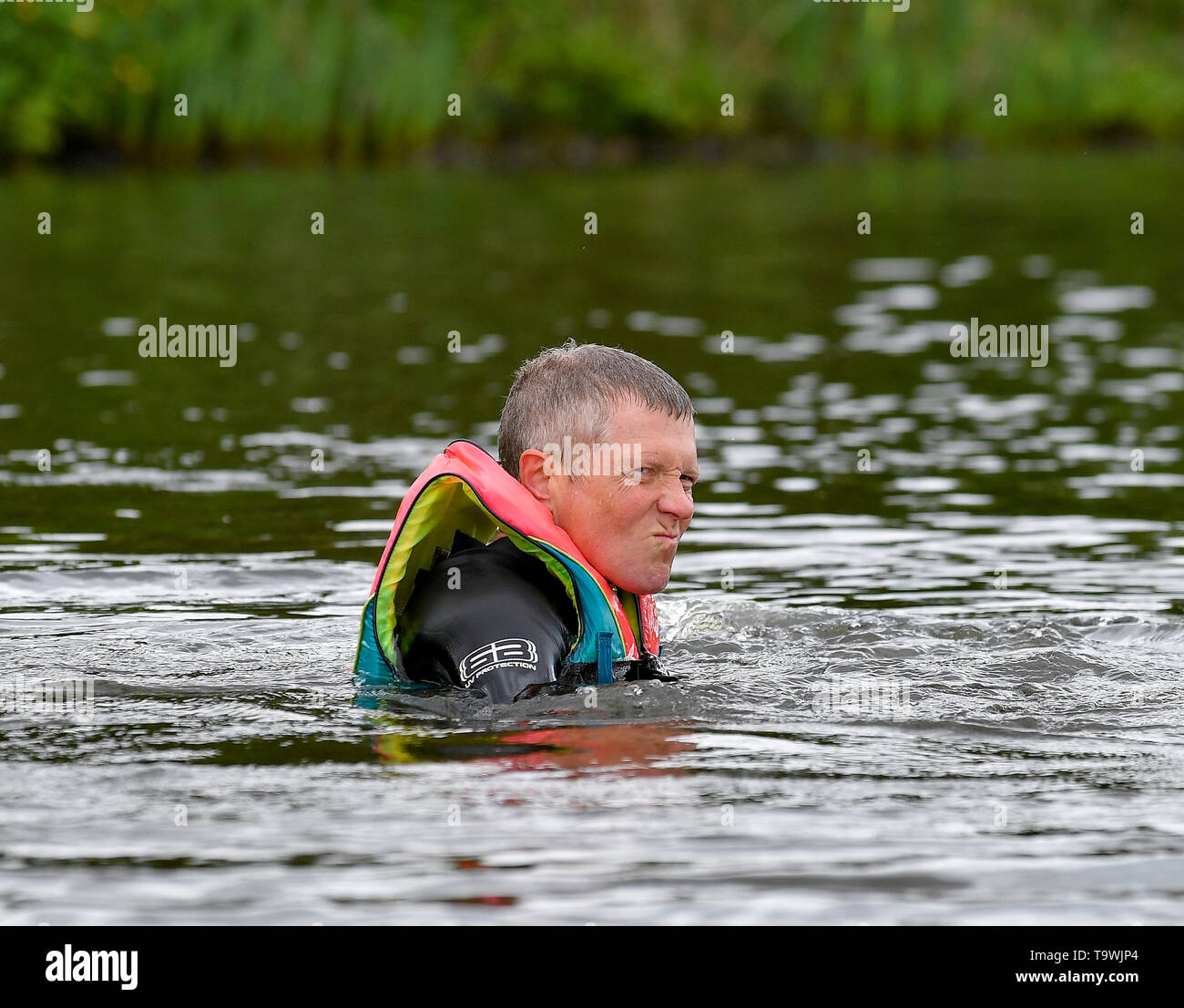 Dunfermline, Scotland, UK. 21st May 2019.Scottish Lib Dem leader Willie
