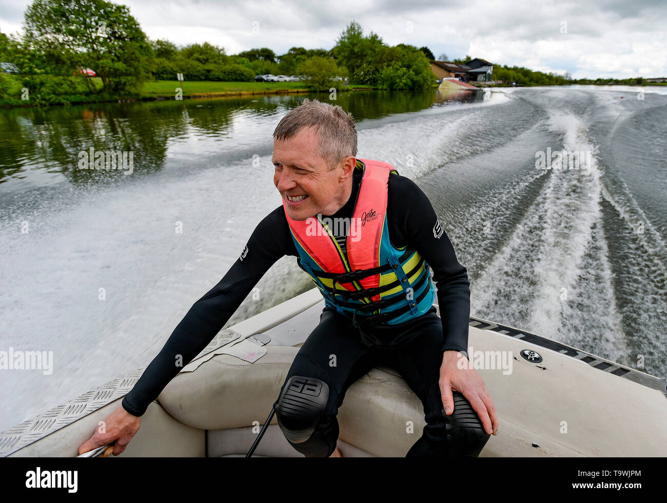 Dunfermline, Scotland, UK. 21st May 2019.Scottish Lib Dem leader Willie