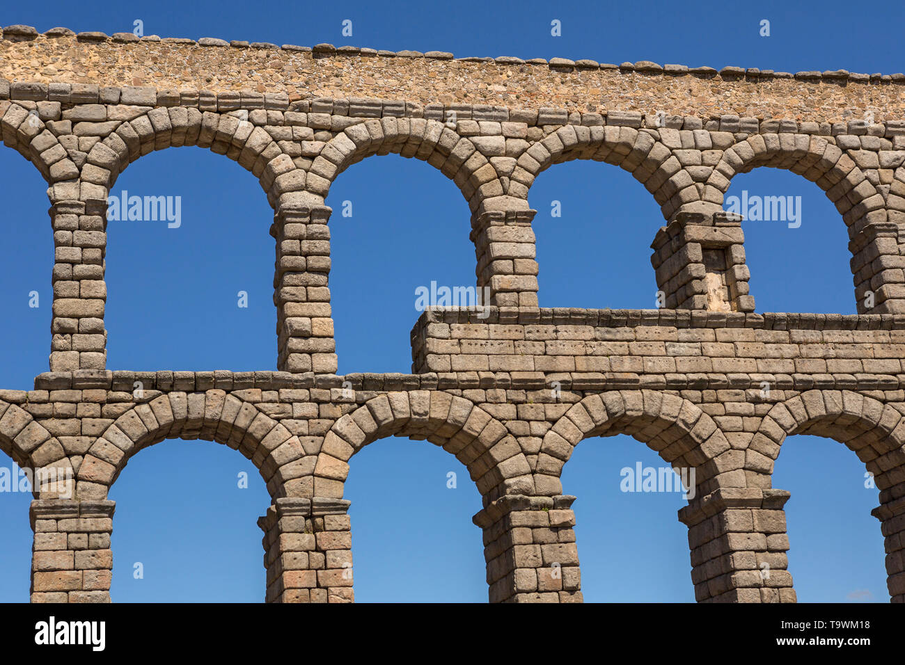 Segovia Aqueduct, ruins of ancient Rome, Segovia, Spain Stock Photo - Alamy
