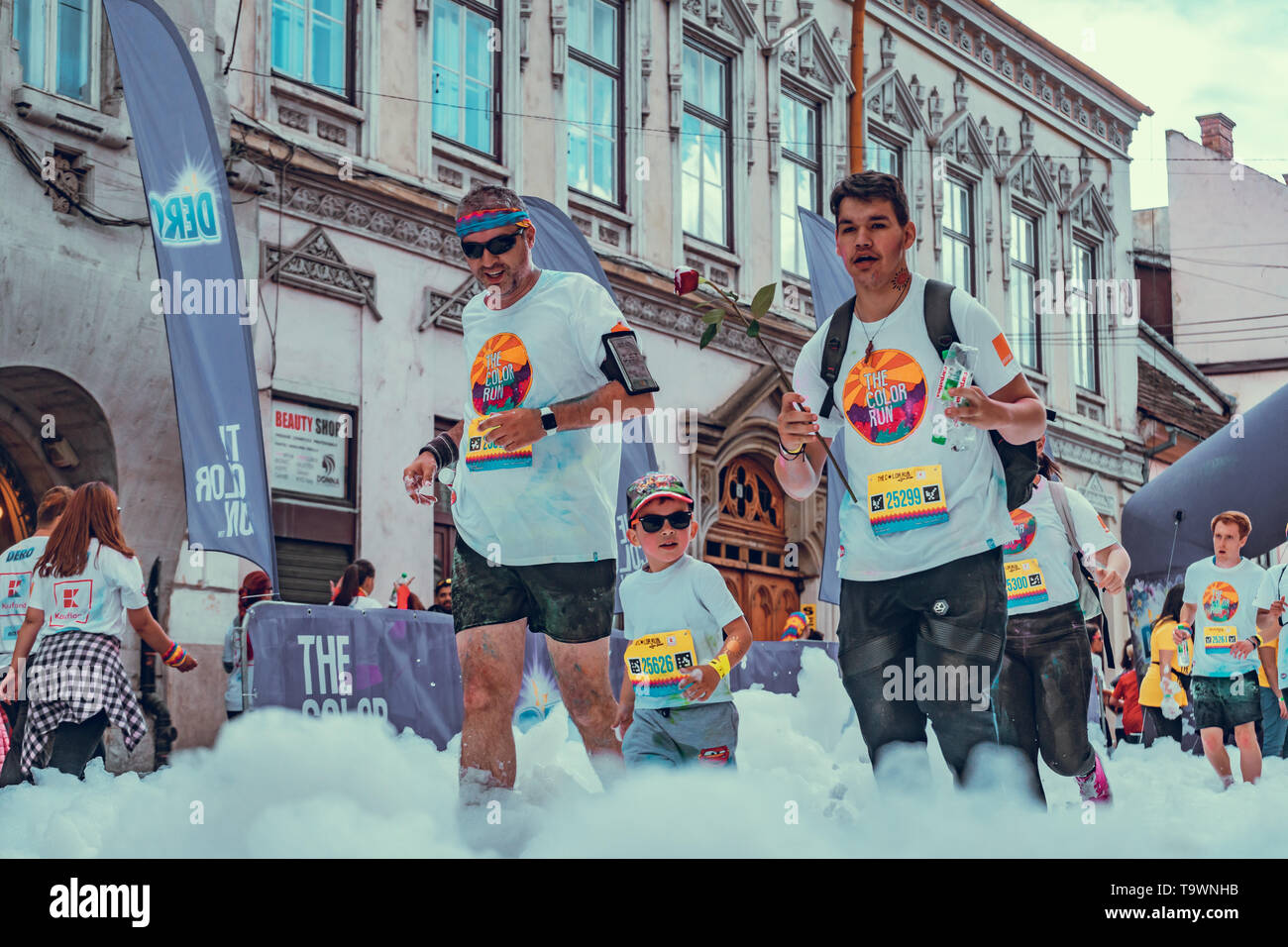 05.13.2019 , Cluj-Napoca, Romania : The Color Run , the happiest 5,000  meters on the planet Stock Photo - Alamy