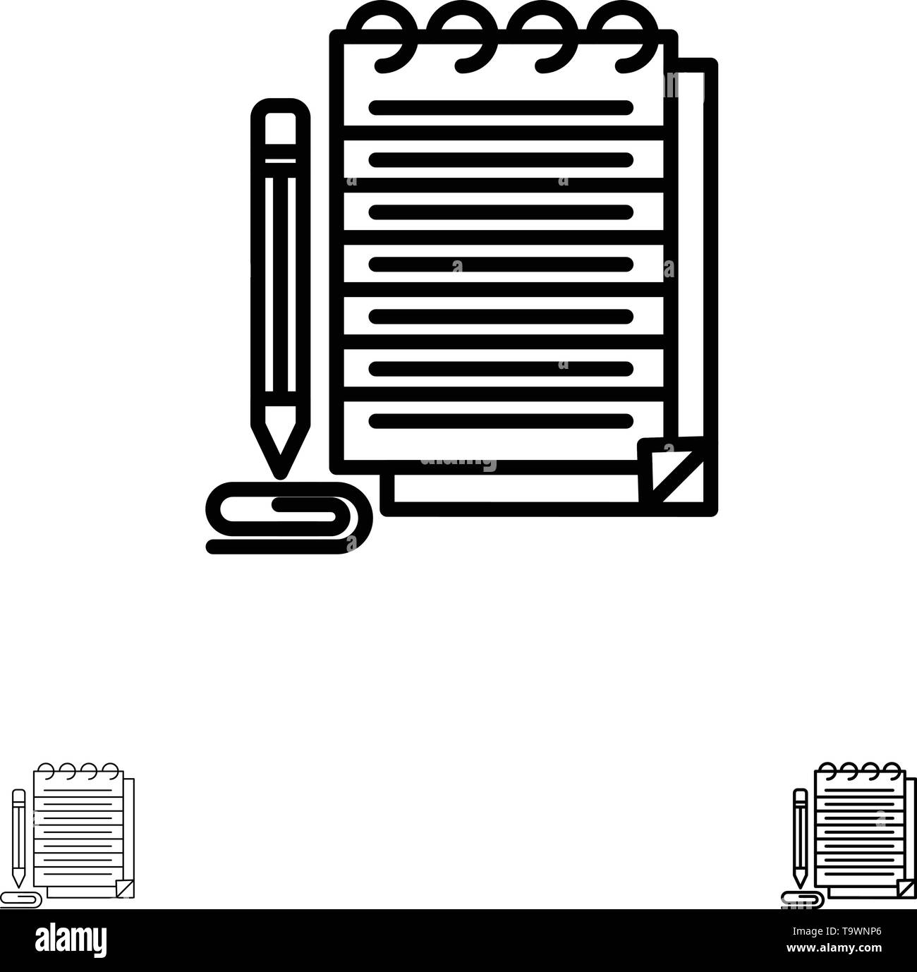 Logbook vector vectors Black and White Stock Photos & Images - Alamy