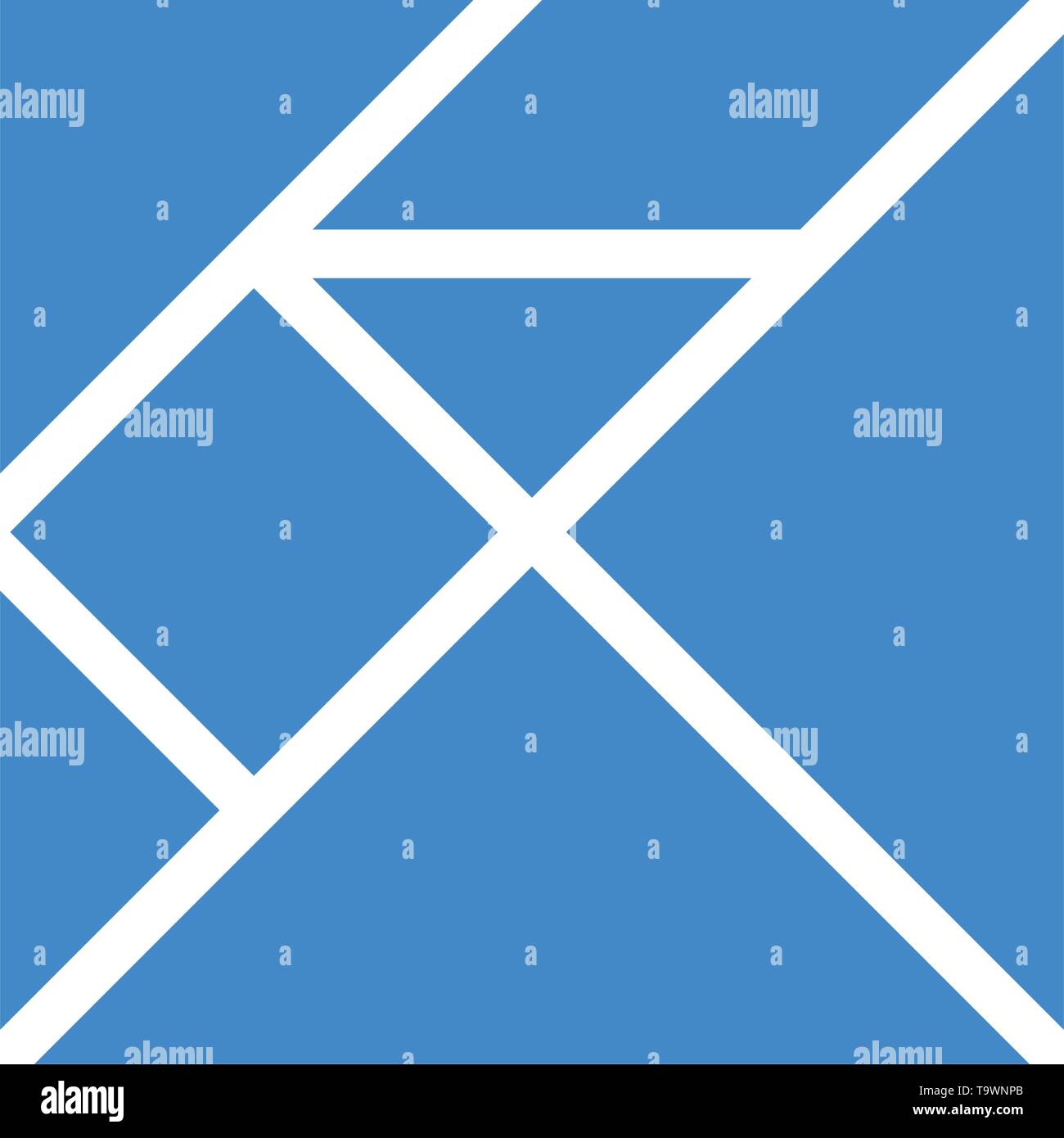Tangram. Traditional Chinese dissection puzzle, seven tiling pieces - geometric shapes: triangles, square rhombus , parallelogram. Board game for kids Stock Vector