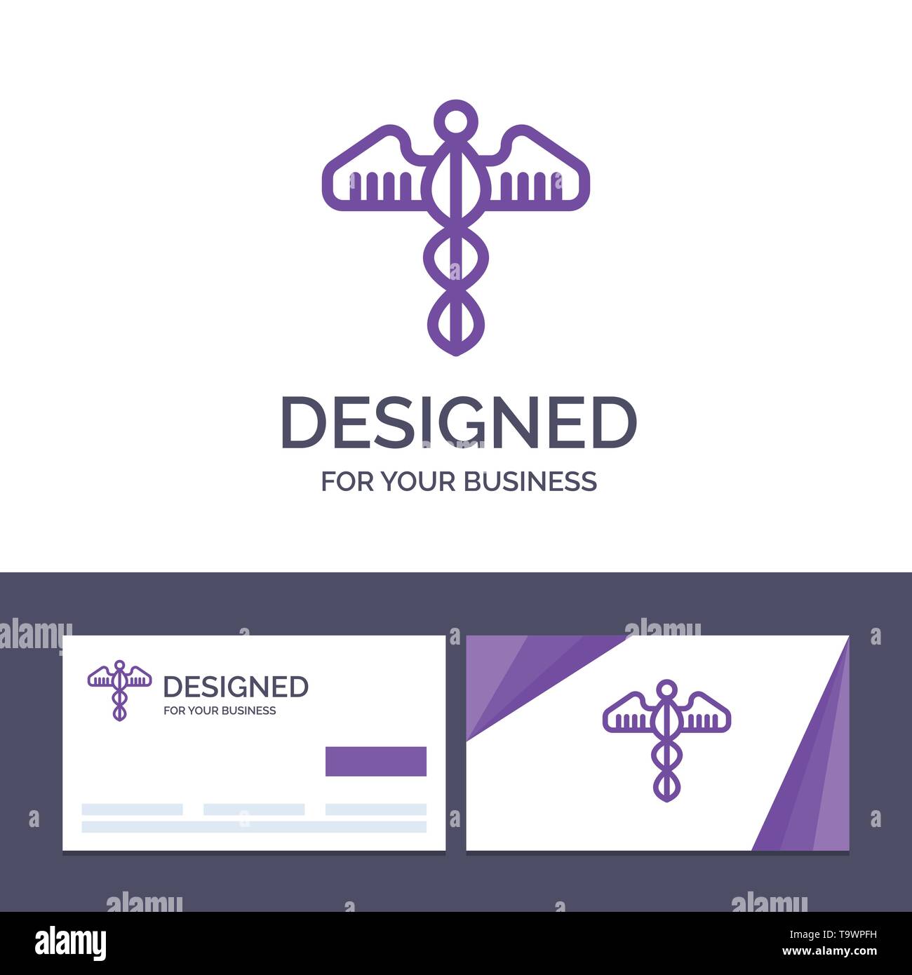 Creative Business Card And Logo Template Medical Symbol Heart