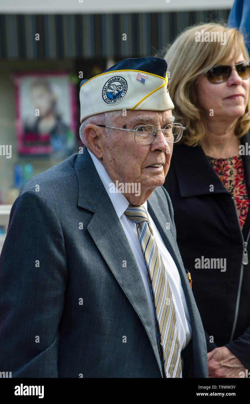 World War II Veteran and Pearl Harbor Survivor Stock Photo - Alamy