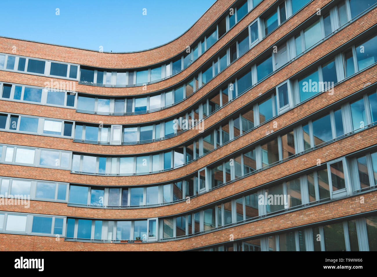 Modern flats apartment buildings hires stock photography and images