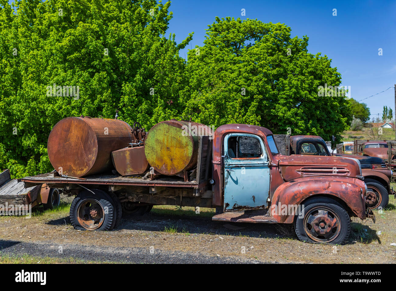 Pickup truck in Dave's Old Truck Rescue collection in Sprague