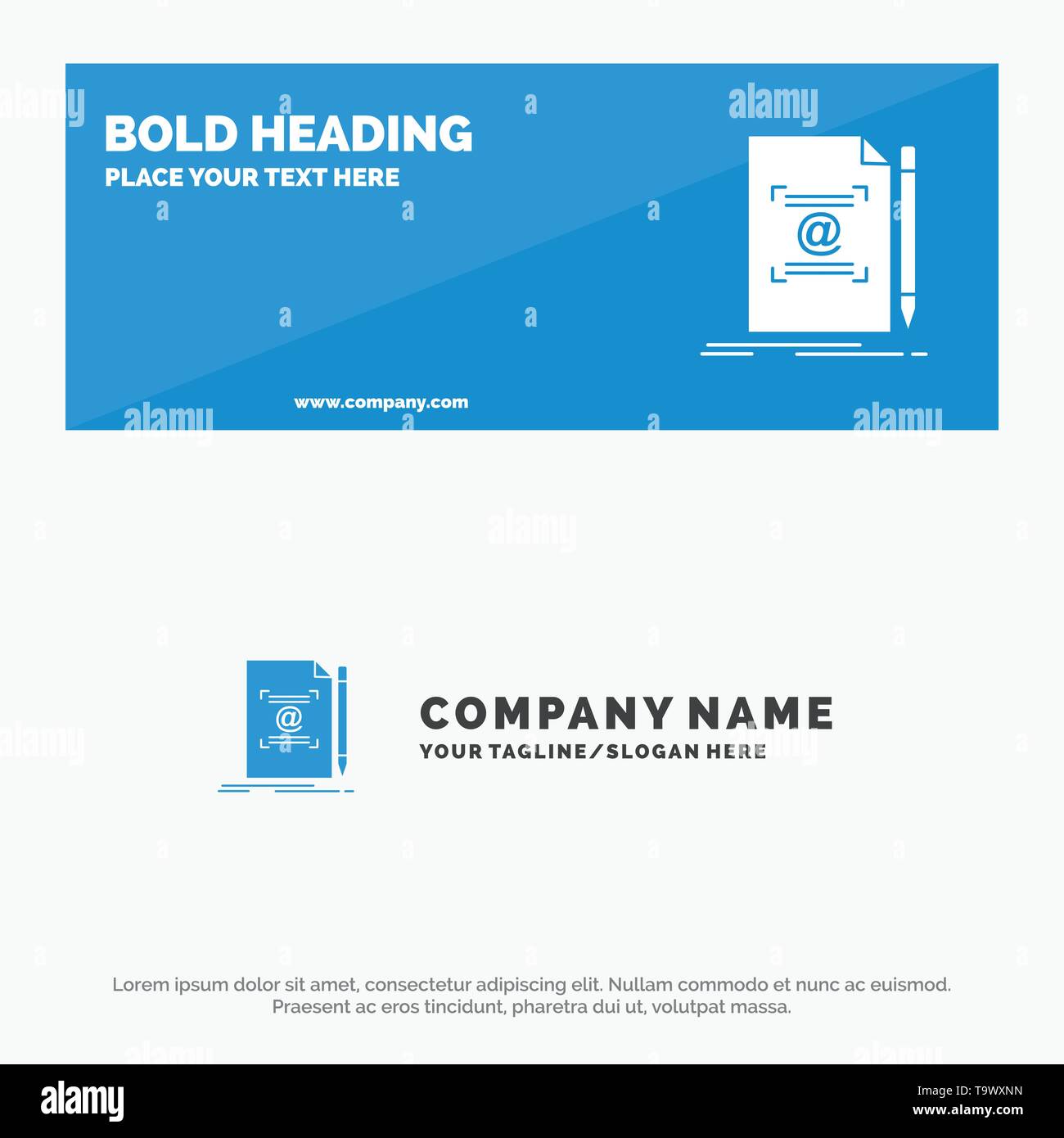 Note Letter Text Mail Create Solid Icon Website Banner And
