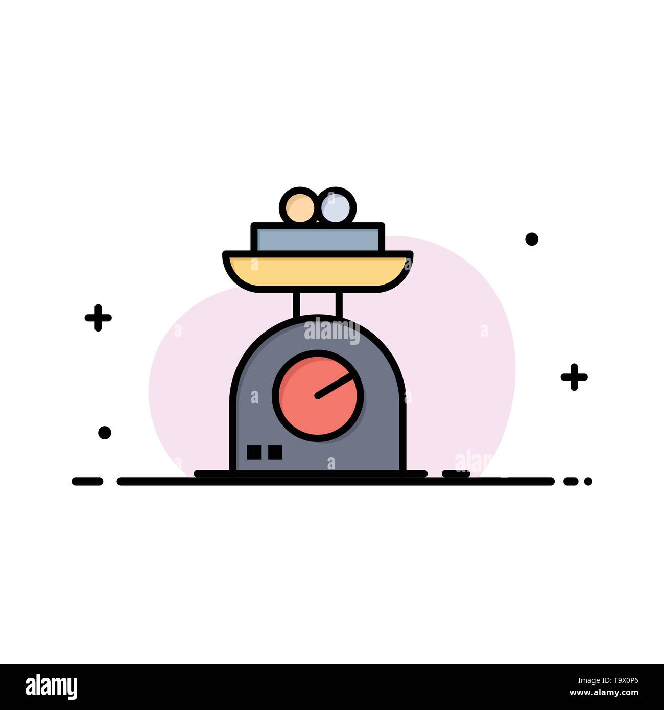 Premium Vector  The fatigue cartoon of weight scale , cute design