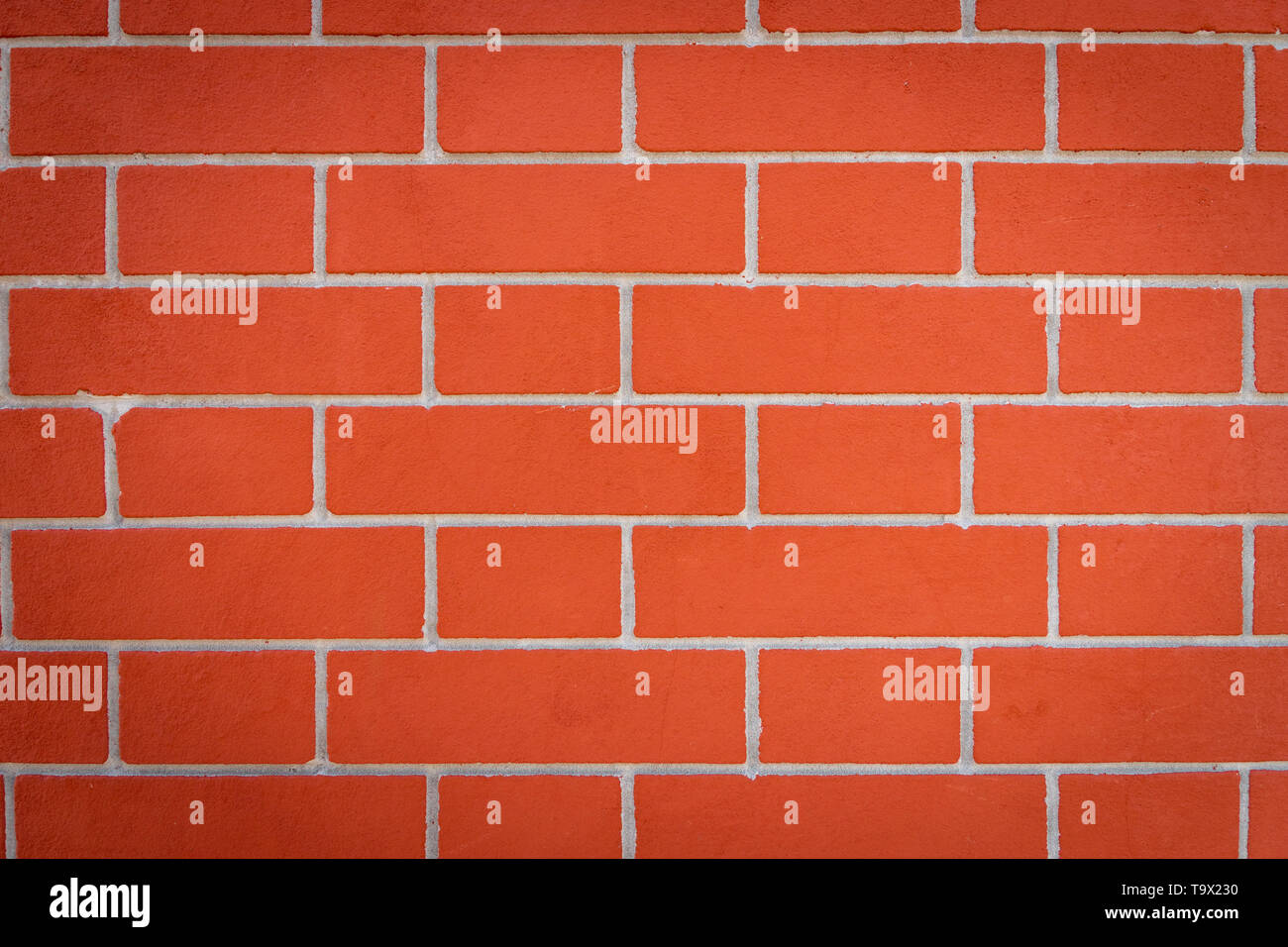 orange and red brick wall on a building in Eruope - for background and ...