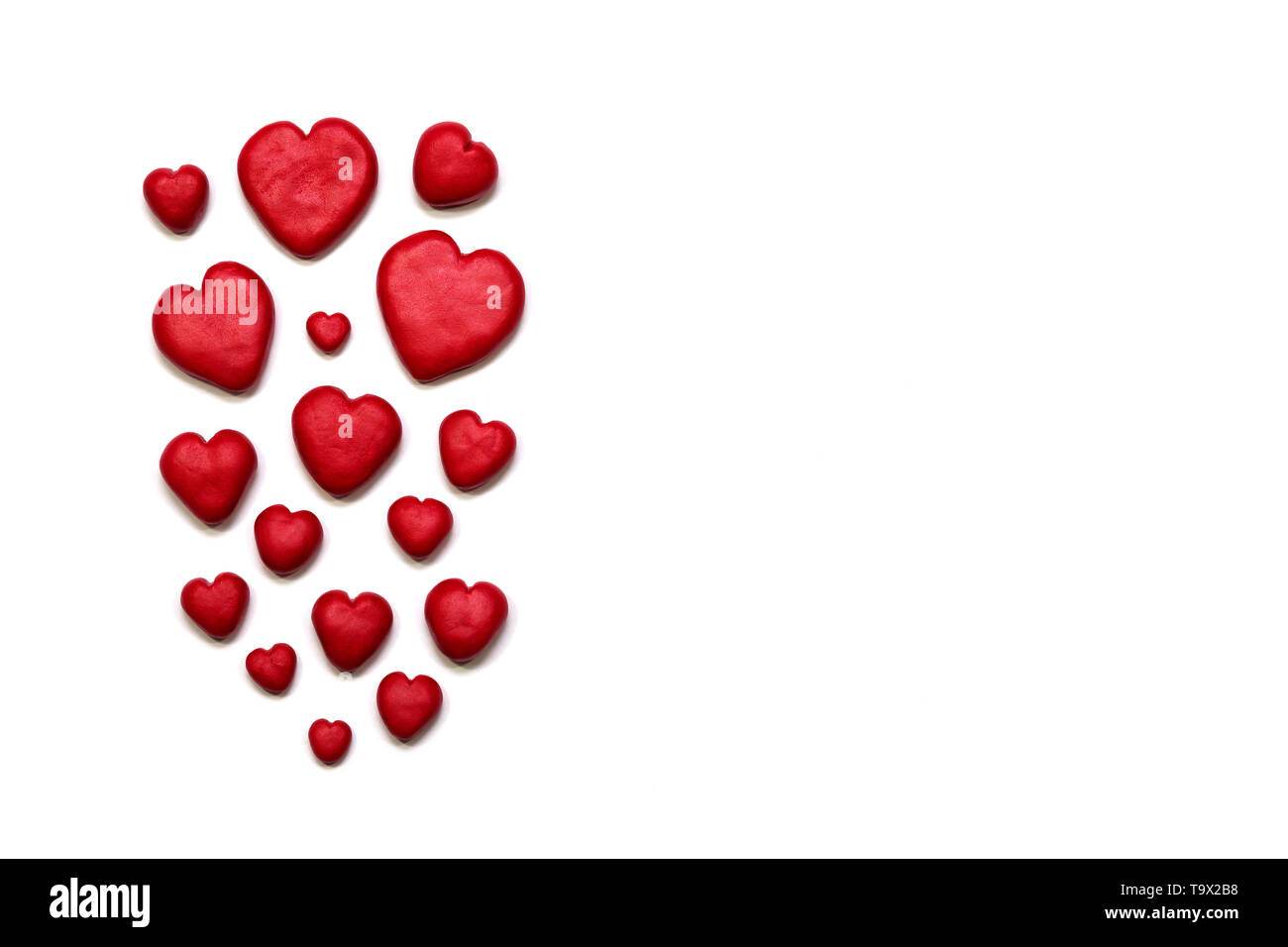 Cartoon red love hearts hi-res stock photography and images - Alamy