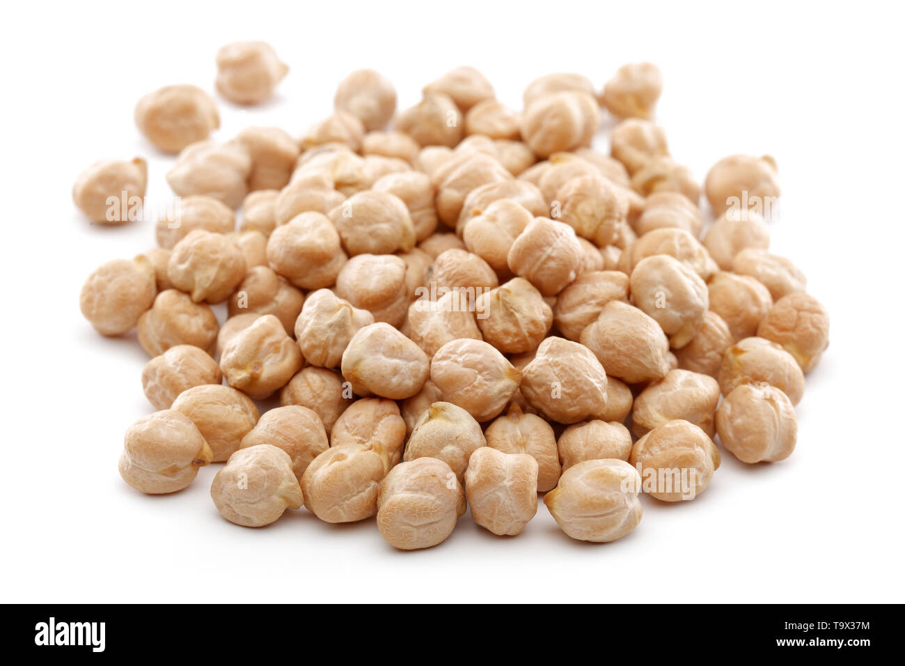 Dried chickpea beans isolated on white background Stock Photo Alamy