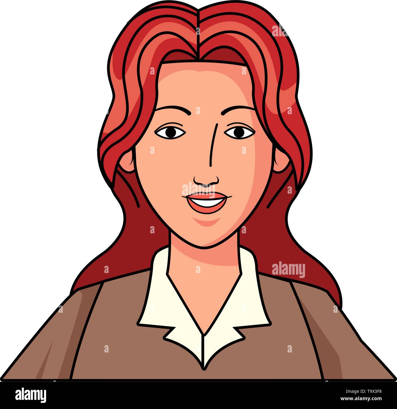 businesswoman avatar cartoon character Stock Vector Image & Art - Alamy