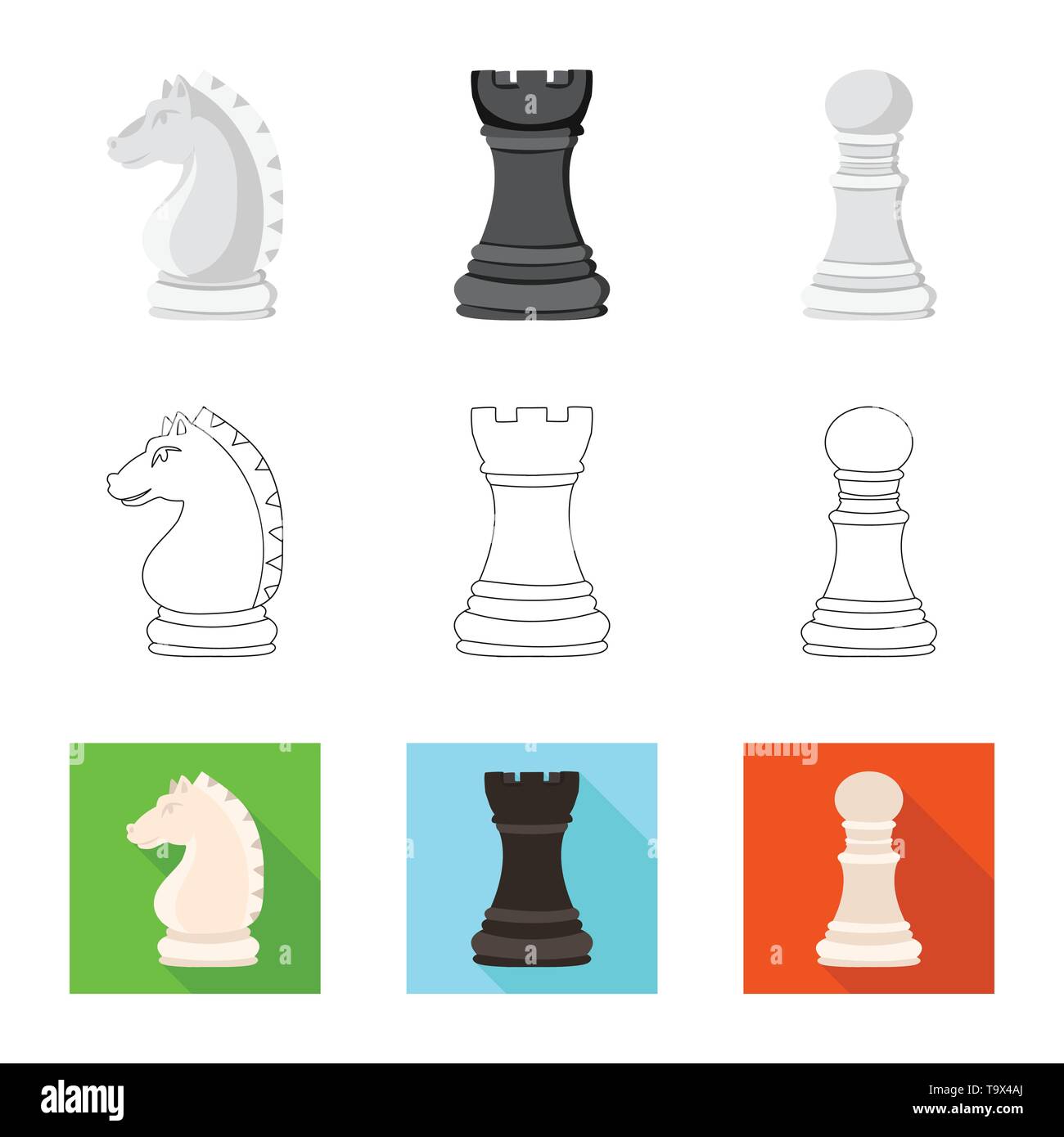 knight,rook,pawn,horse,black,board,castle,white,tower,figure,head,network,counter,change,tournament,goal,leadership,sculpture,action,achieve,statue,sport,fight,stallion,success,match,checkmate,thin,club,target,chess,game,piece,strategy,tactical,play,set,vector,icon,illustration,isolated,collection,design,element,graphic,sign Vector Vectors , Stock Vector