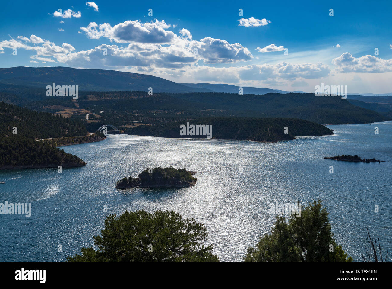 Flaming Gorge Green river Stock Photo