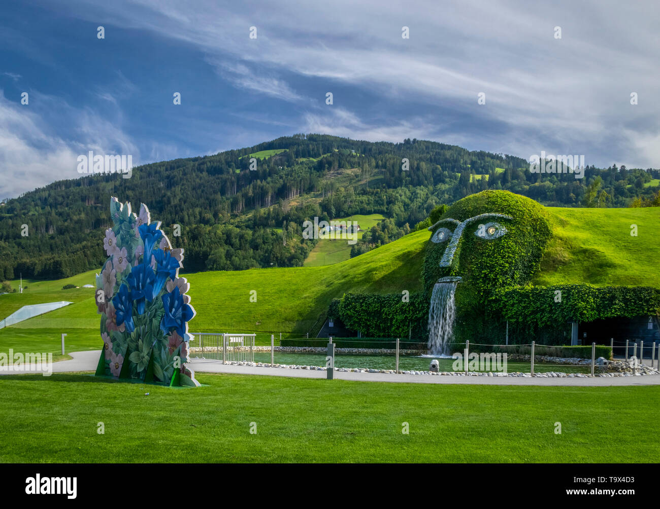 Swarovski crystal worlds ""The giant"" in Wattens, Tyrol, Austria, Europe",  Swarovski Kristallwelten "Der Riese" in Wattens, Tirol, Österreich, Europ  Stock Photo - Alamy