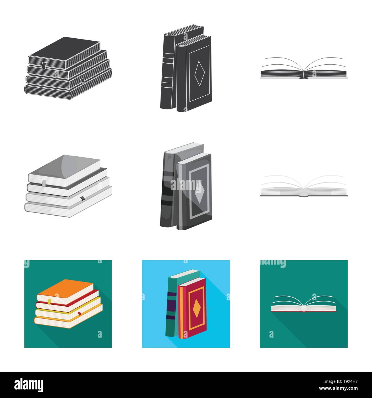 Isolated object of training and cover sign. Set of training and ...