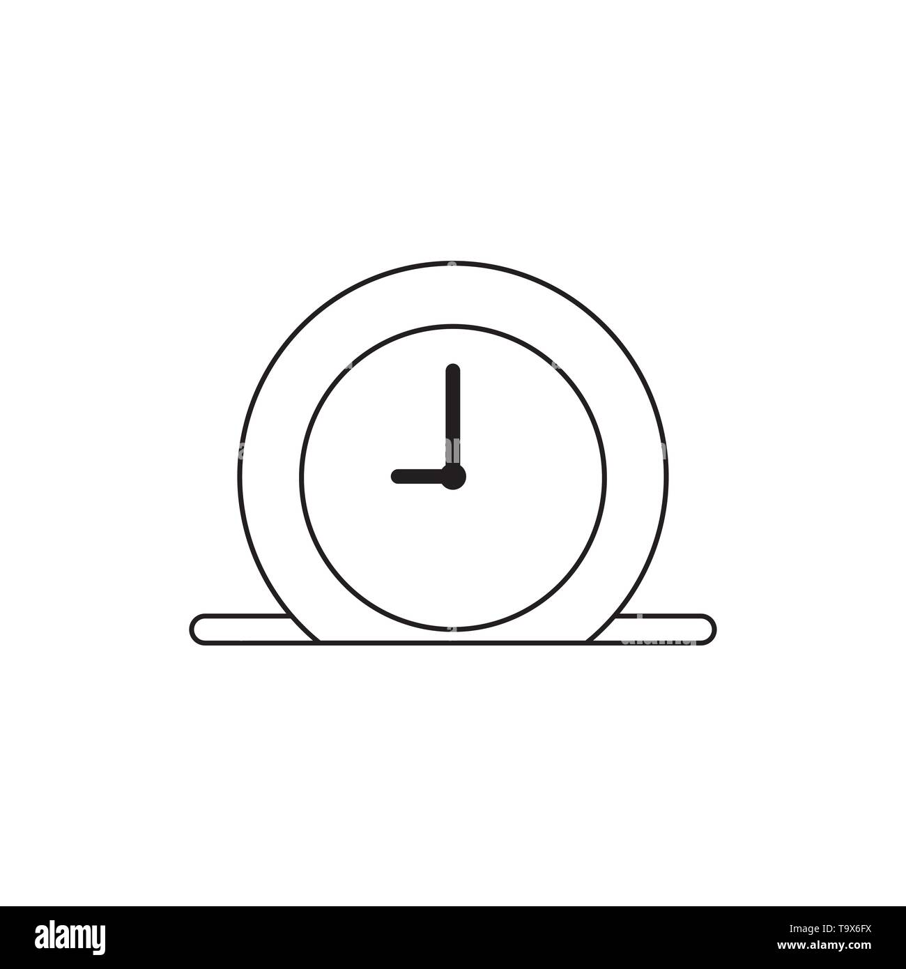 Service clock time achievement Black and White Stock Photos & Images ...