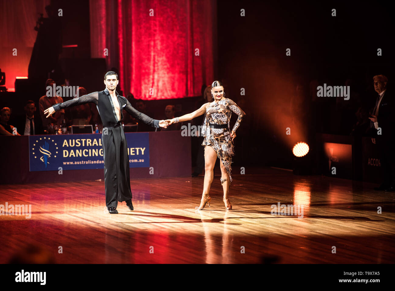 Dance Sport Championship Latin dance competitors at the Latin And