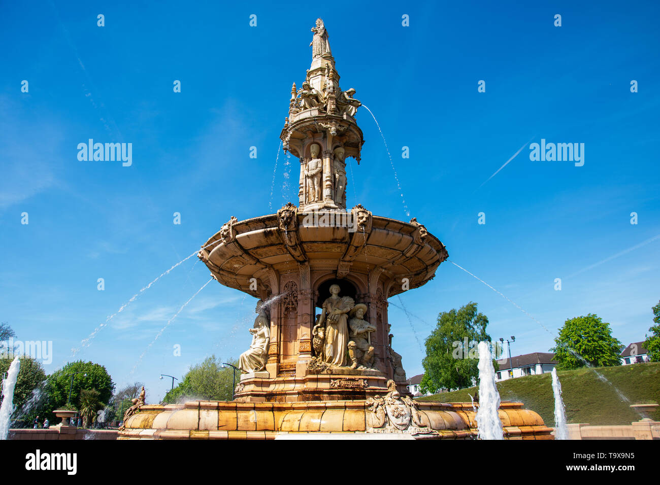 Photographs from around Glasgow Green Stock Photo