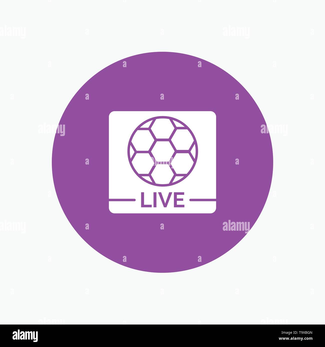 Live, Game, Screen, Football Stock Vector Image & Art Alamy