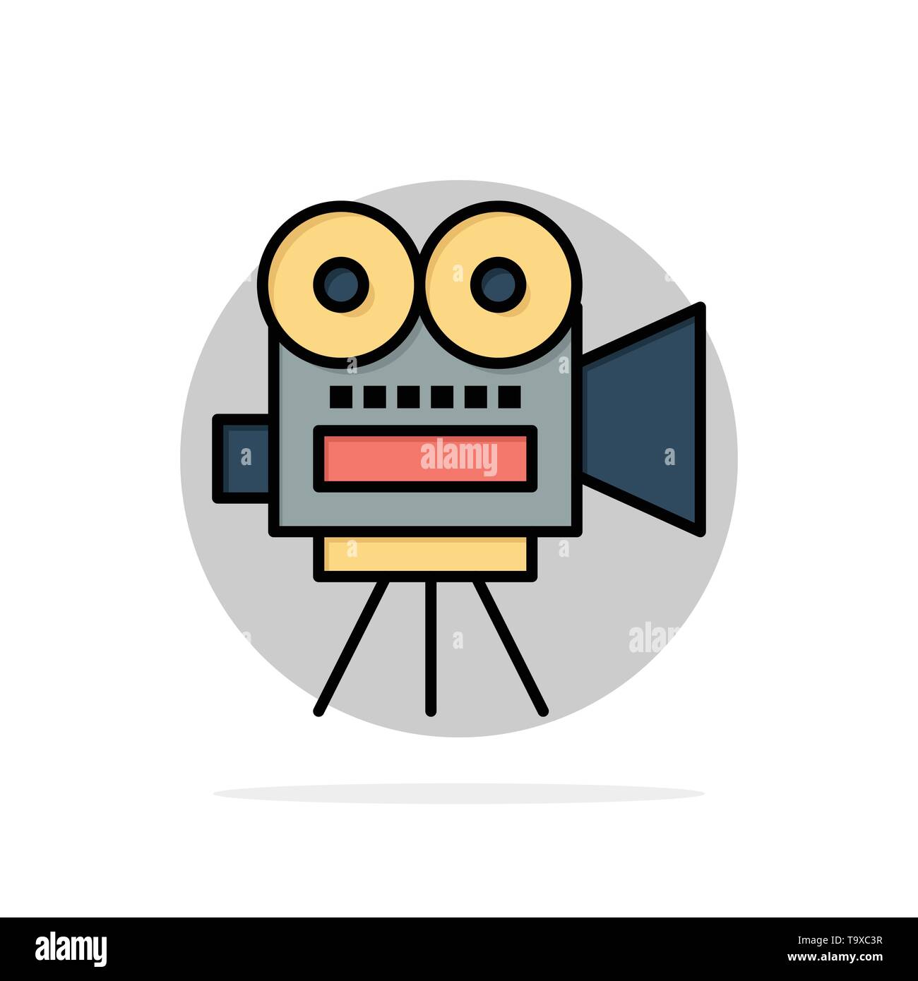 Camera, Movie, Film, Education Abstract Circle Background Flat color Icon Stock Vector Image & Art - Alamy Camera, Movie, Film, Education Abstract Circle Background Flat color Icon Stock Vector Image & Art - Alamy
