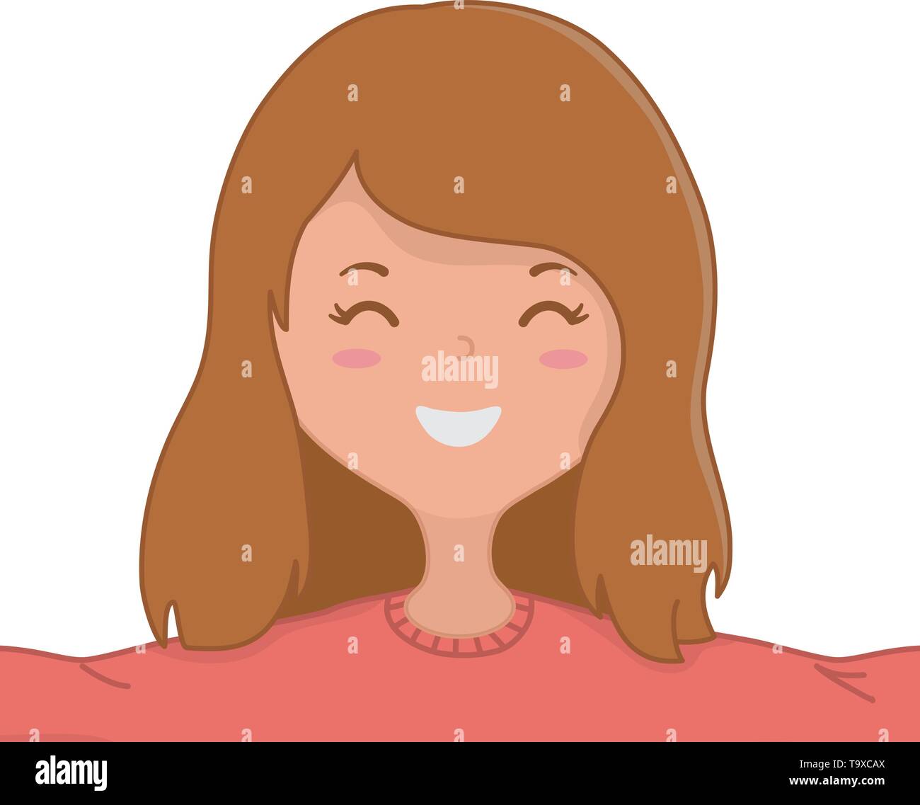 Youngers Vector Teenager girl design, Female people young teen beautiful and woman ...