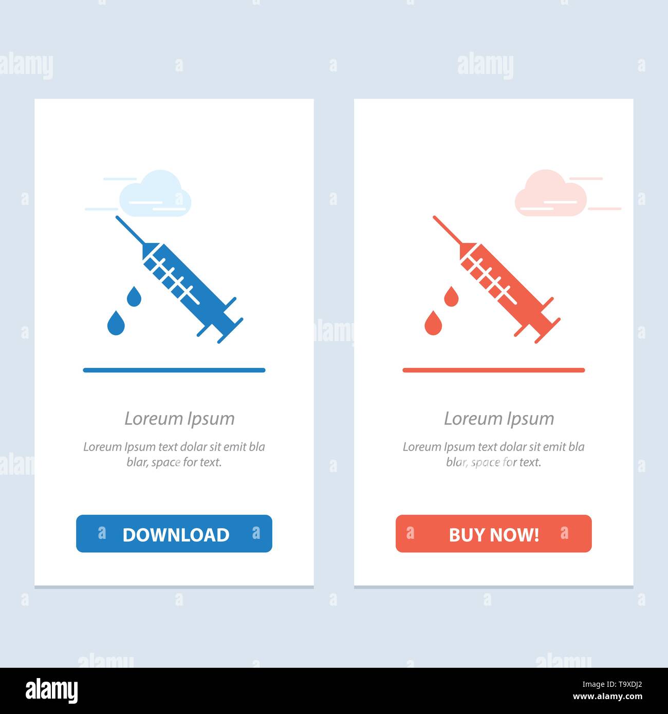 Dope, Injection, Medical, Drug Blue and Red Download and Buy Now Inside Dope Card Template