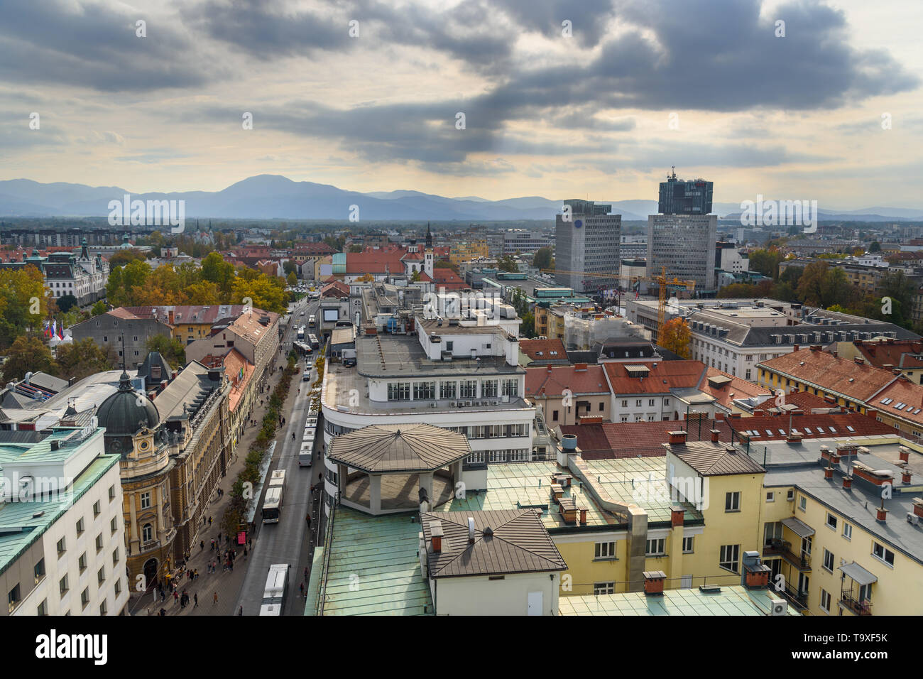 Aerial View Of Ljubljana High Resolution Stock Photography and Images ...