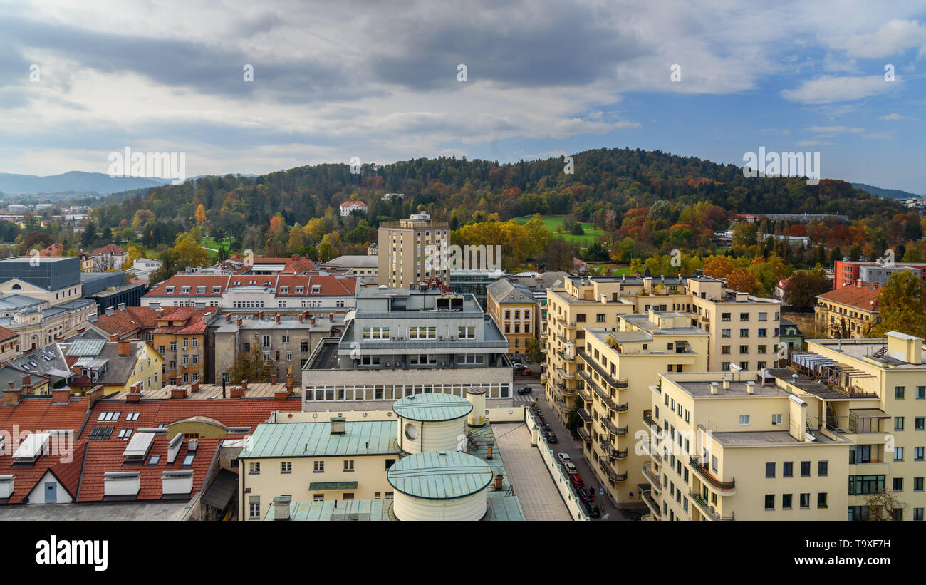 Aerial View Of Ljubljana High Resolution Stock Photography and Images ...