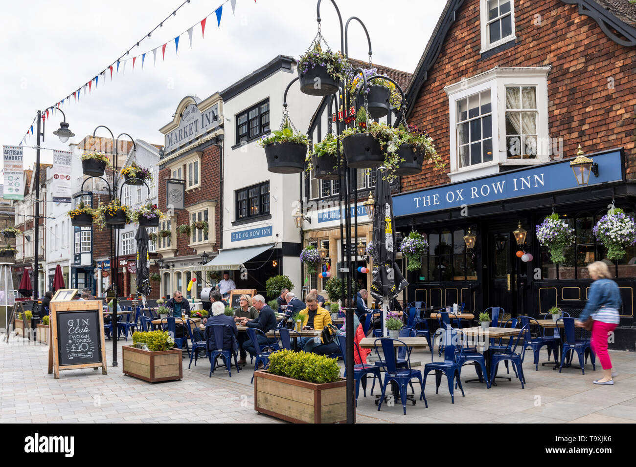 The Ox Row Inn in Salisbury Wiltshire England UK Stock Photo