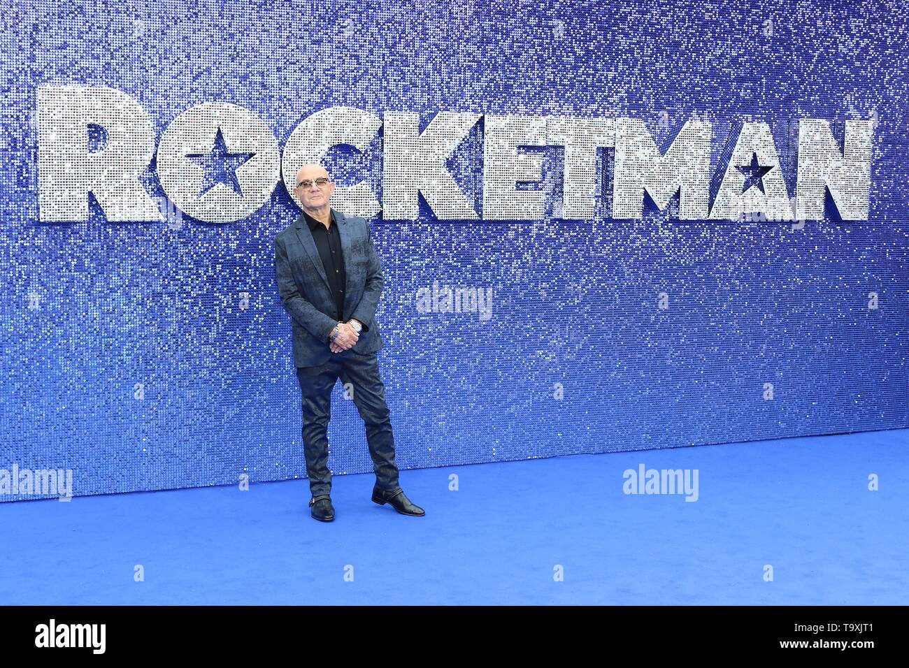 Bernie Taupin, Rocketman - UK Premiere, Leicester Square, London, UK, 20 May 2019, Photo by Richard Goldschmidt Stock Photo