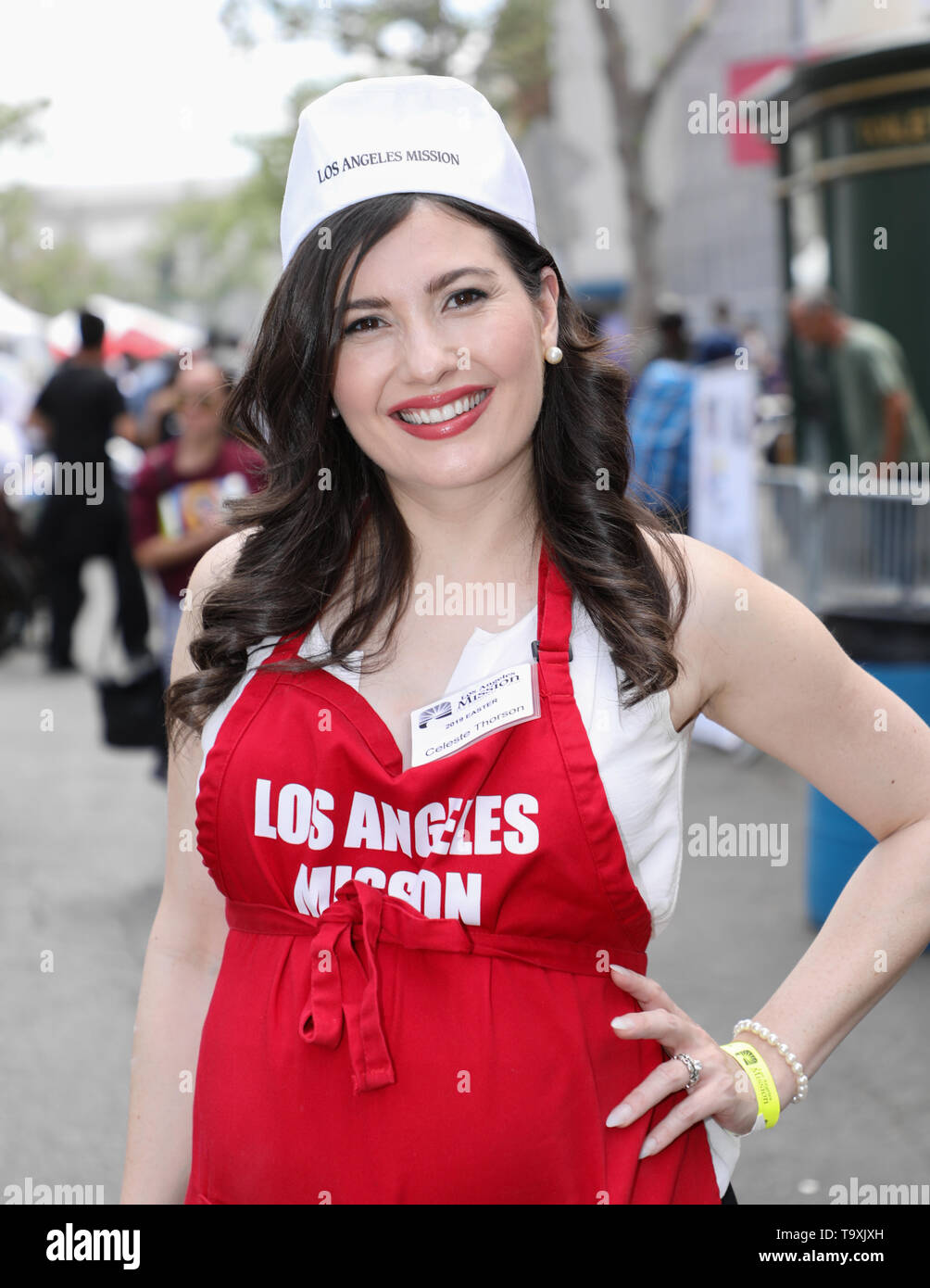 Celebrities and volunteers attend the LA Mission Easter charity dinner