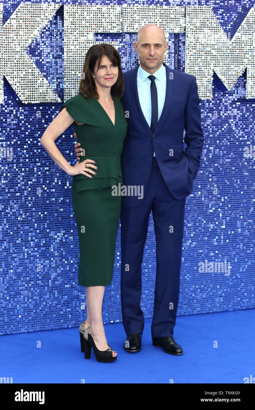 Liza Marshall and Mark Strong, Rocketman - UK Premiere, Leicester Square, London, UK, 20 May 2019, Photo by Richard Goldschmidt Stock Photo