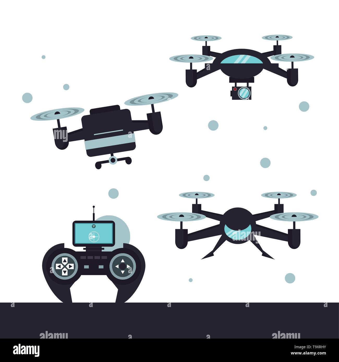 Drones and remote control Stock Vector Image & Art Alamy