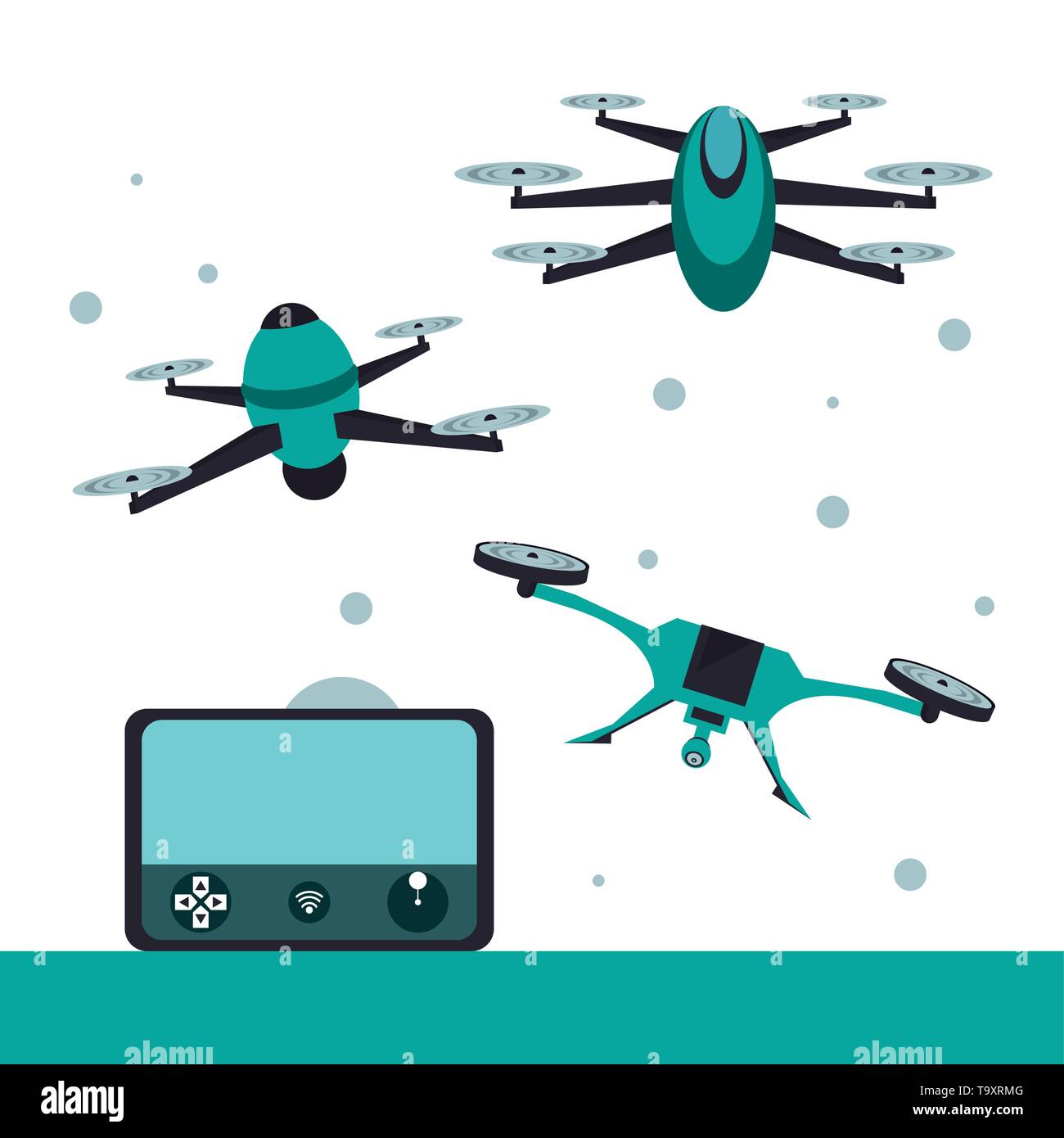 Drones and remote control Stock Vector Image & Art Alamy