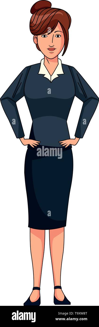 businesswoman avatar cartoon character Stock Vector Image & Art - Alamy